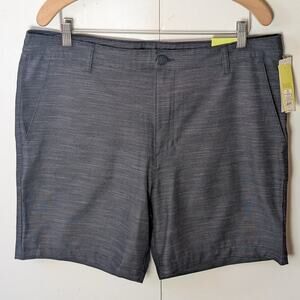 All In Motion Golf Striped Black Shorts Size 38